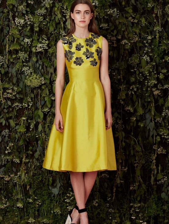Lela Rose Dresses & Skirts - Lela Rose Graphic Citrine Dress